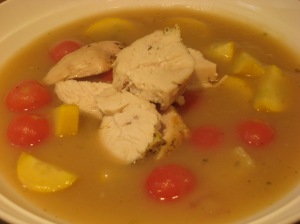 Farm Box Summer Soup With Chicken